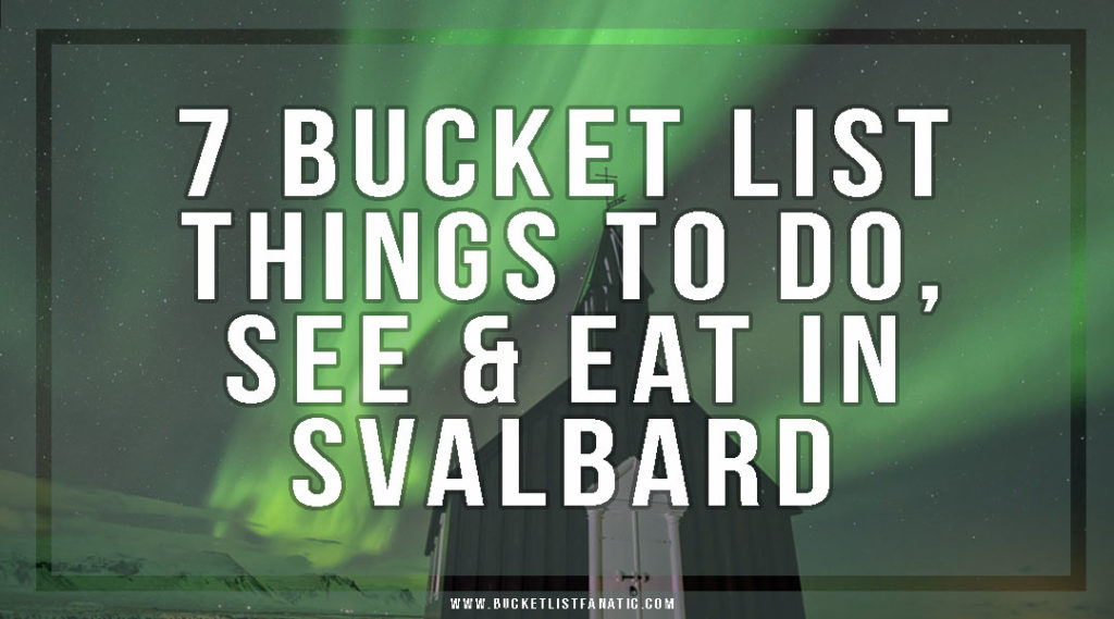 Northern Lights - Svalbard Bucket List