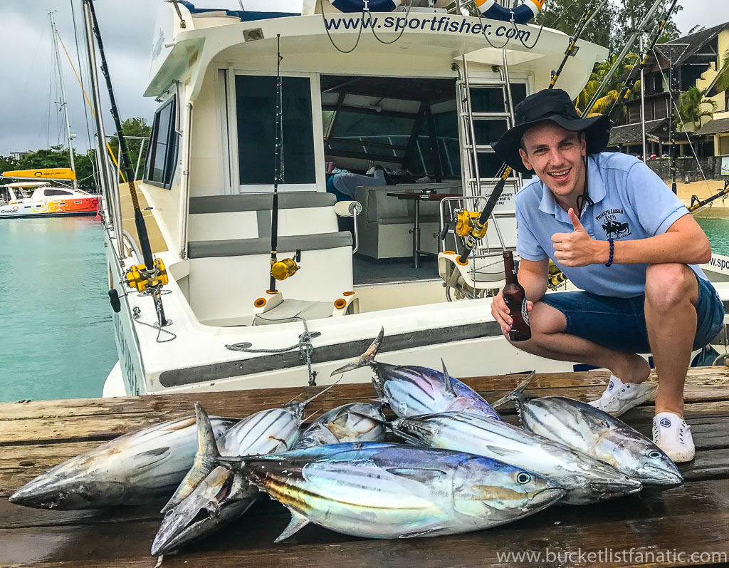 Catch Tuna - Mauritius Bucket List 