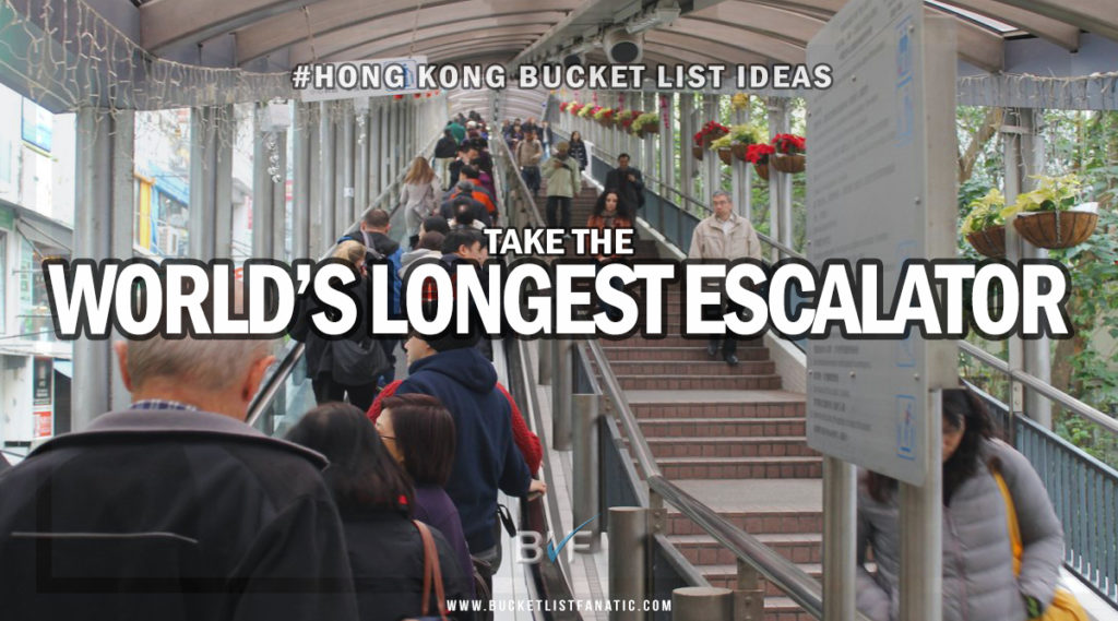 Hong Kong Bucket List - World's Longest Escalator